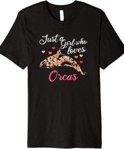 Just a girl who loves orcas Premium T-Shirt